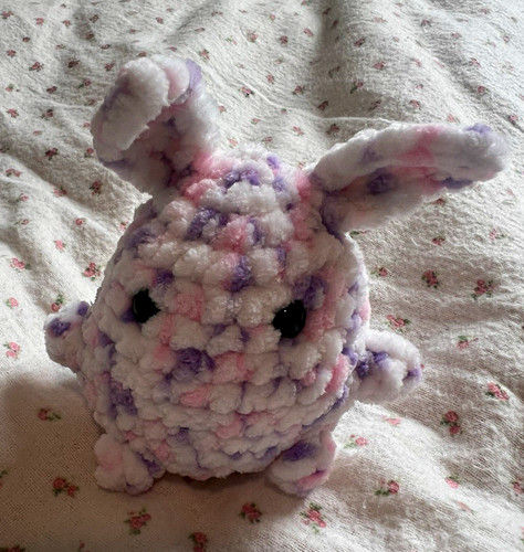 Handmade crochet purple pink - handmade,