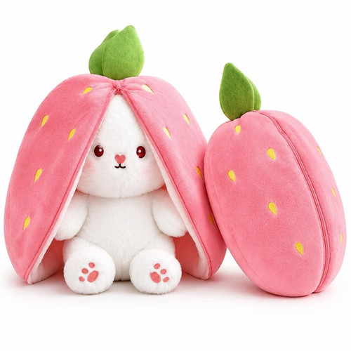 Unzip bunny plush strawberry - unzip,