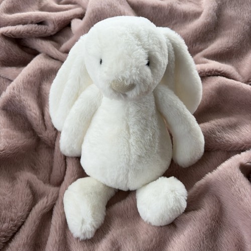 White plush bunny rabbit - plush, soft