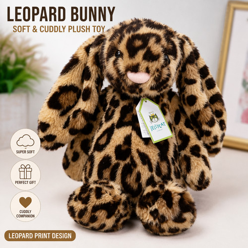 Jellycat bashful leopard - bashful, bunny