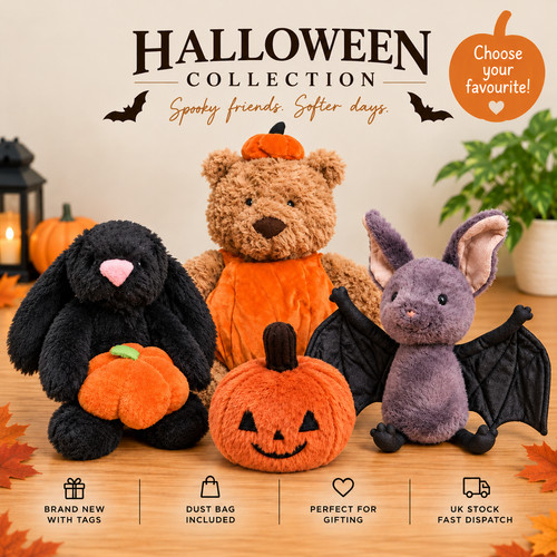 New jellycat pumpkin bear - jellycat,