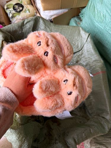 Women pink faux fur bunny - women’s,
