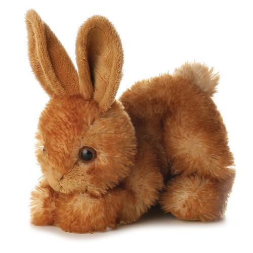 Brown bunny rabbit - soft, teddy