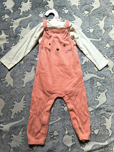 Baby 2pc knit cotton bunny - baby,