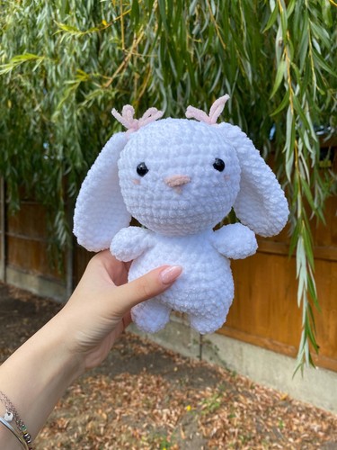 Crochet bunny handmade gift - |,