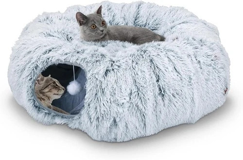 Cat tunnel collapsible pet - cat,
