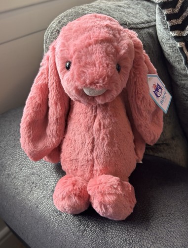 Jellycat medium bashful cerise - medium,