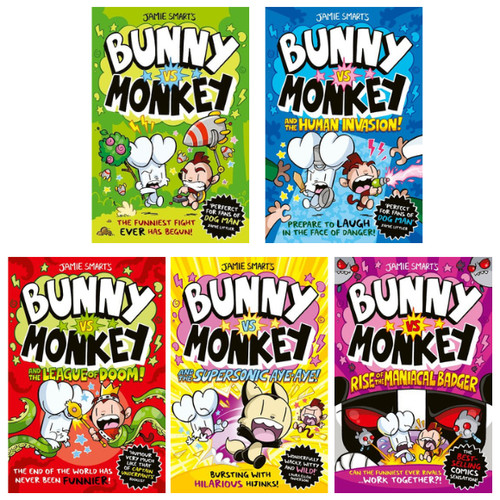Bunny monkey books - bunny,
