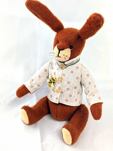 Handmade ooak brown plush - handmade,