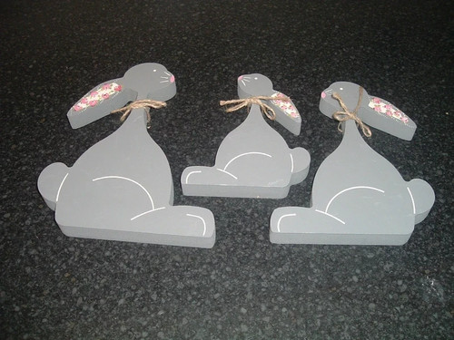 Set grey pink - of, handmade