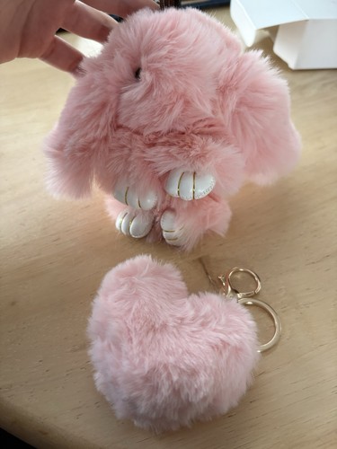Pink faux fur - pink,