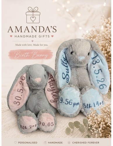 Personalised bunny rabbit - personalised,