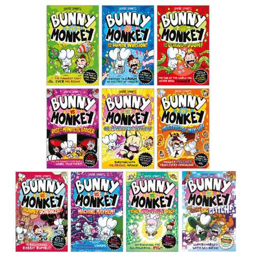 Bunny monkey books - bunny,
