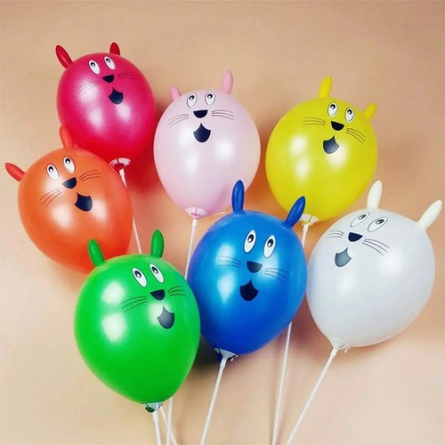 Bunny rabbit balloons - bunny, 12"