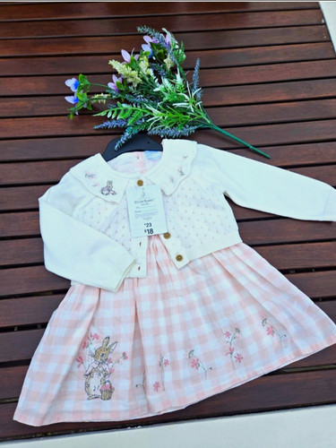 Peter rabbit 2pc - f&f, pink